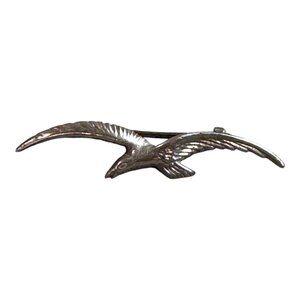 Vintage Pre Eagle Mexico Sterling Silver Seagull Bird Brooch Pin Argento 2.5"